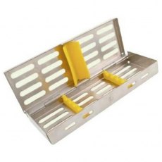Sterilisation cassette - fixed lid, 5 instruments