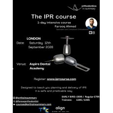 The IPR Course - Orthodontics in Summary The IPR Course - Orthodontics in Summary
