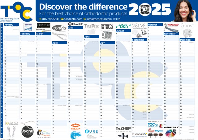 TOC 2025 Wall planner