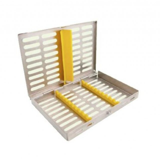 Sterilisation Cassette - Fixed Lid, 10 Instruments