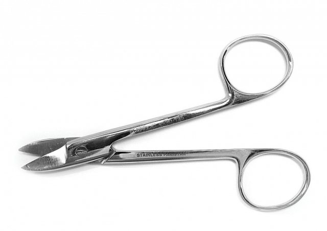 SMALL CURVED CROWN SCISSORS, SMOOTH (DSC) — Orange and Los Angeles County