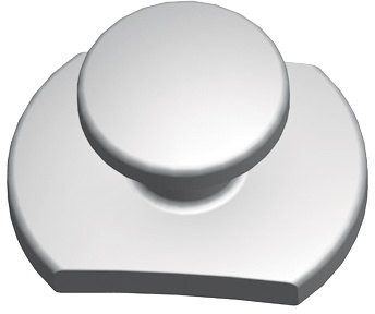 Bondable Buttons Rectangle Base
