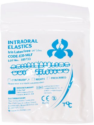 LATEX FREE Clear Intraoral Elastics – Orthodontic Supply & Equipment Company