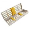 Sterilisation cassette - fixed lid, 5 instruments